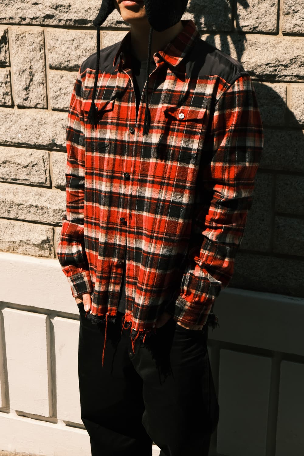 언더커버 15FW 플란넬 체크 셔츠자켓 상품이미지5
