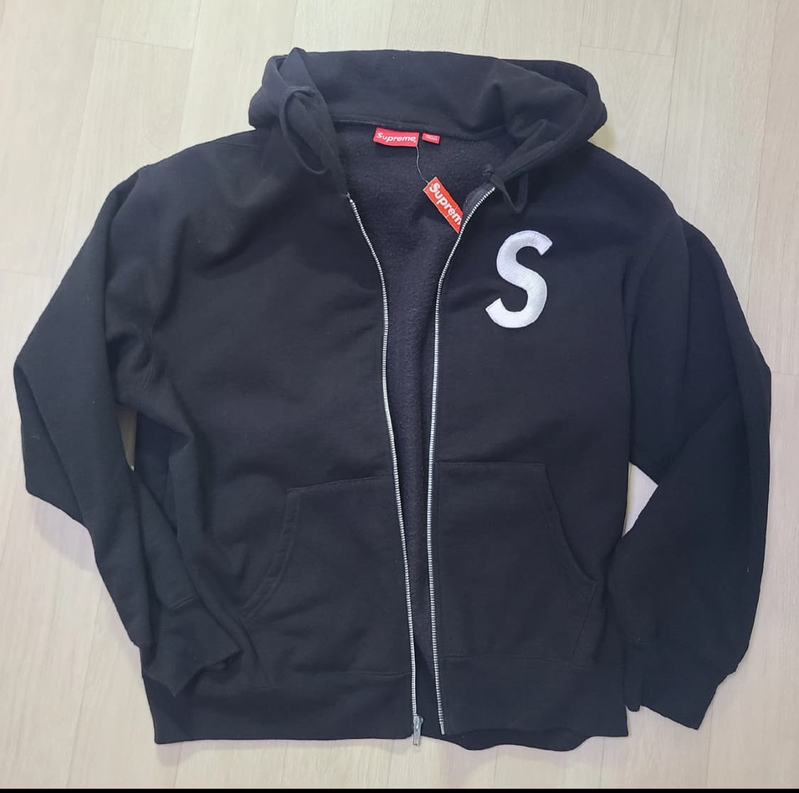 슈프림 S로고 후드집업 L 상품이미지1