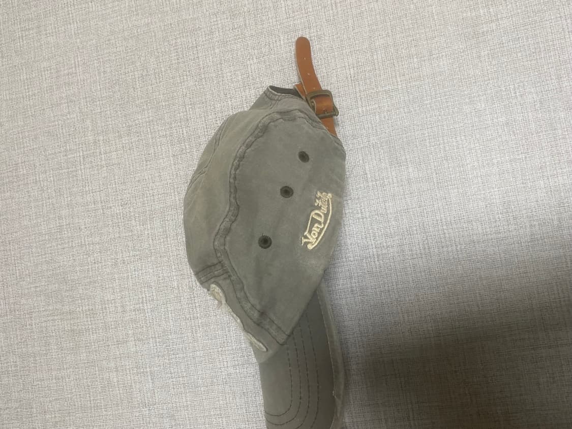 Vondutch 본더치 핀터깔y2k 긱시크하이틴 워시드 군모자 상품이미지2