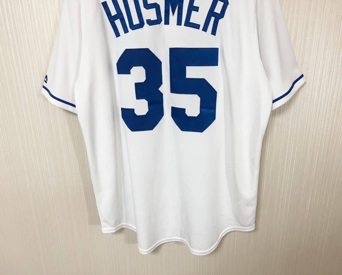 MLB 마제스틱 캔자스시티로얄스 홈유니폼/져지 L #35 에릭호스머 상품이미지10