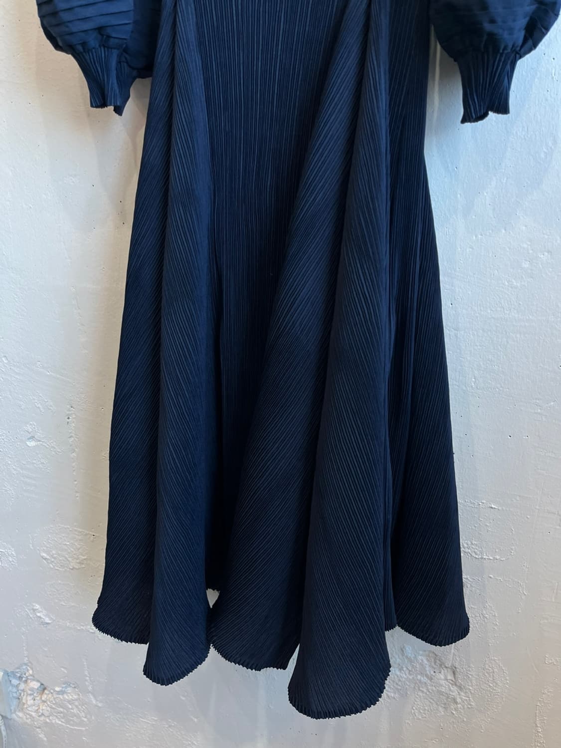 ebony JPN 플리츠 퍼프 원피스 드레스 상품이미지4