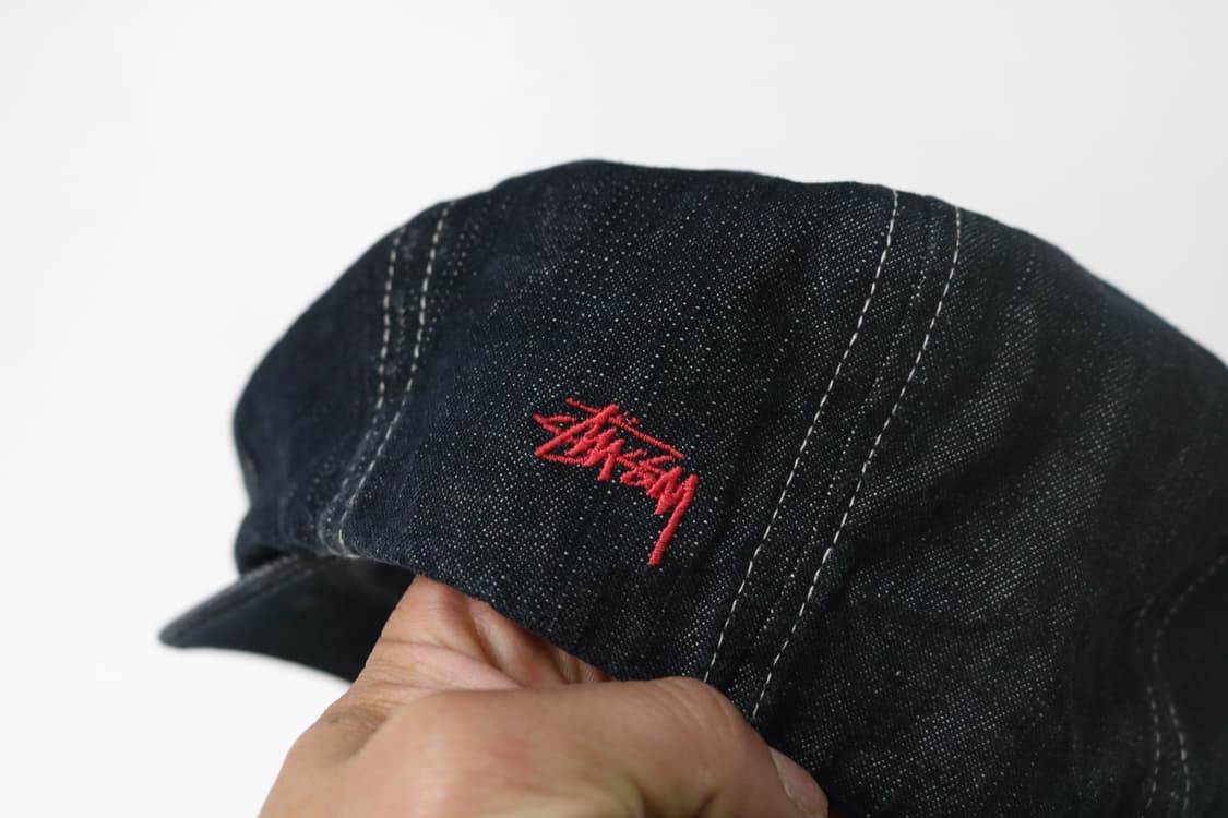스투시 STUSSY 90s 빈티지 인디고 데님 뉴스보이 캡 (L/XL) 상품이미지4