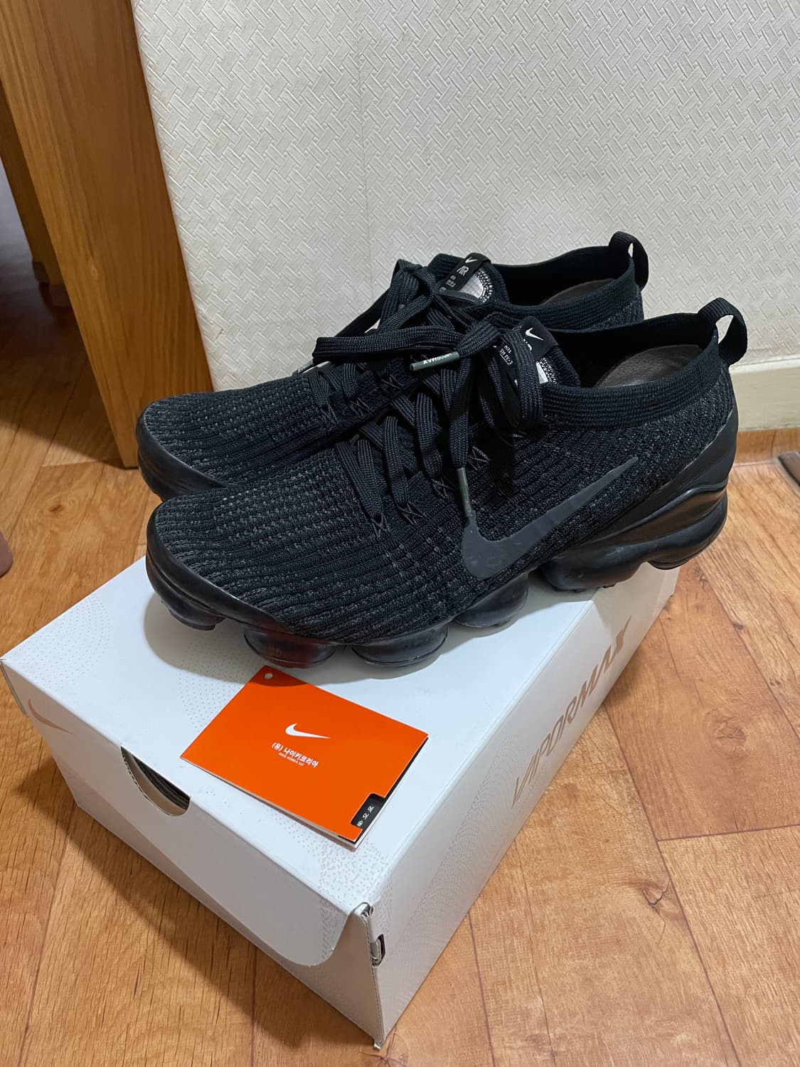 나이키 베이퍼맥스 플라이니트 트리플 블랙 상품이미지1