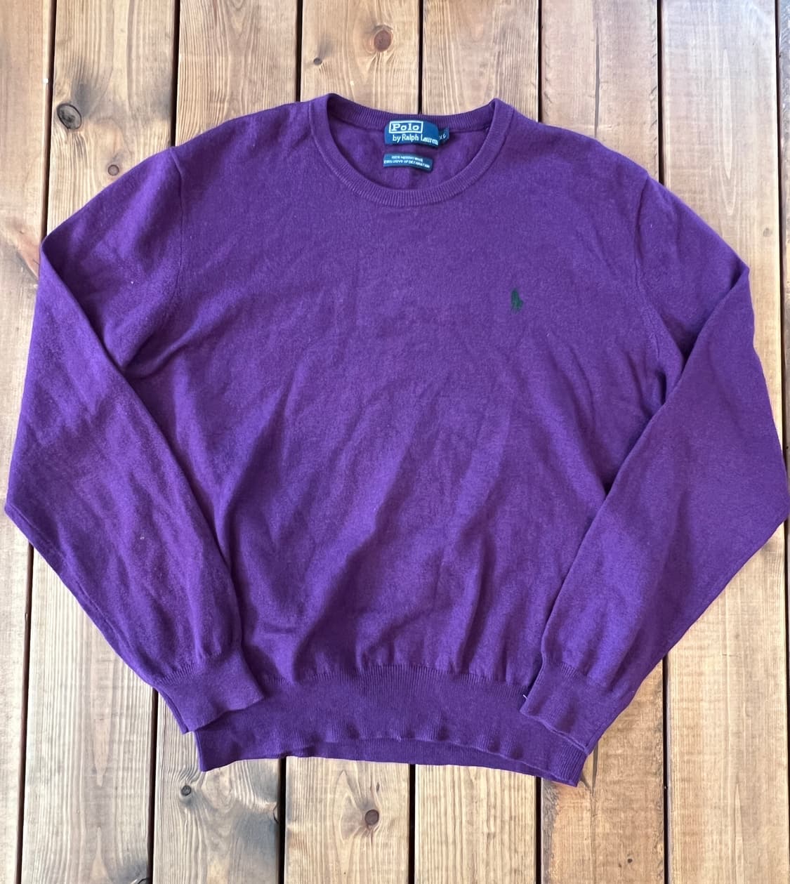 폴로 퍼플 니트 상품이미지6