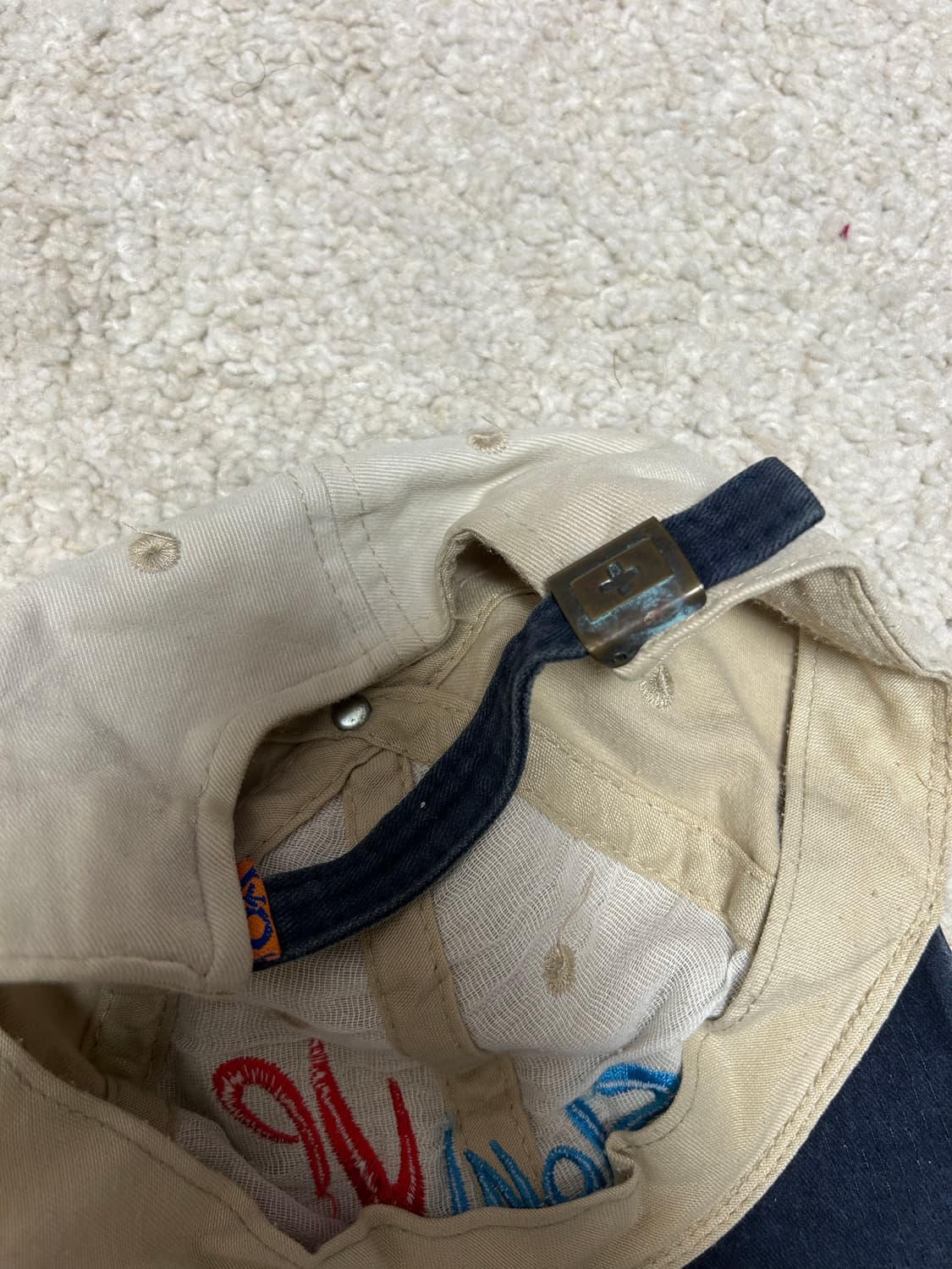 빈티지 투톤 볼캡 상품이미지5