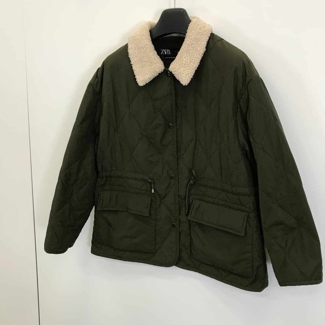 자라 시어링 퀼팅 자켓 [여성L사이즈] 상품이미지2