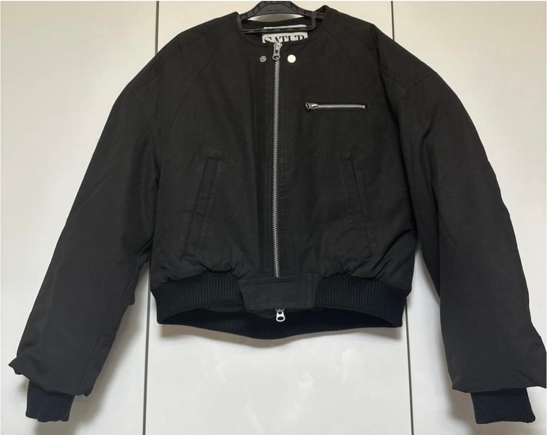 세터 블랙 경량봄버 자켓 상품이미지1
