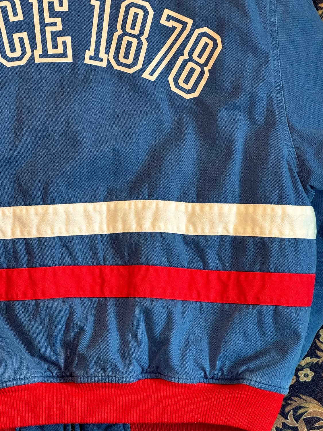 빈티지 BVD 봄버 블루종 자켓 상품이미지9