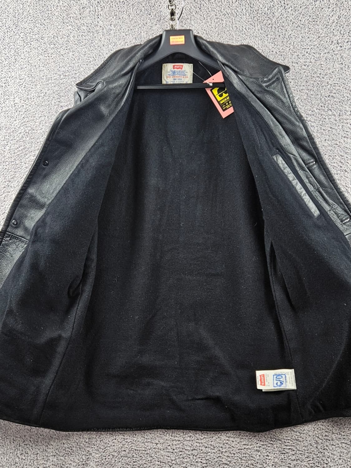 90's 리바이스 소가죽 카우레더 웨스턴 카코트 ( XL )/ 10885 상품이미지9