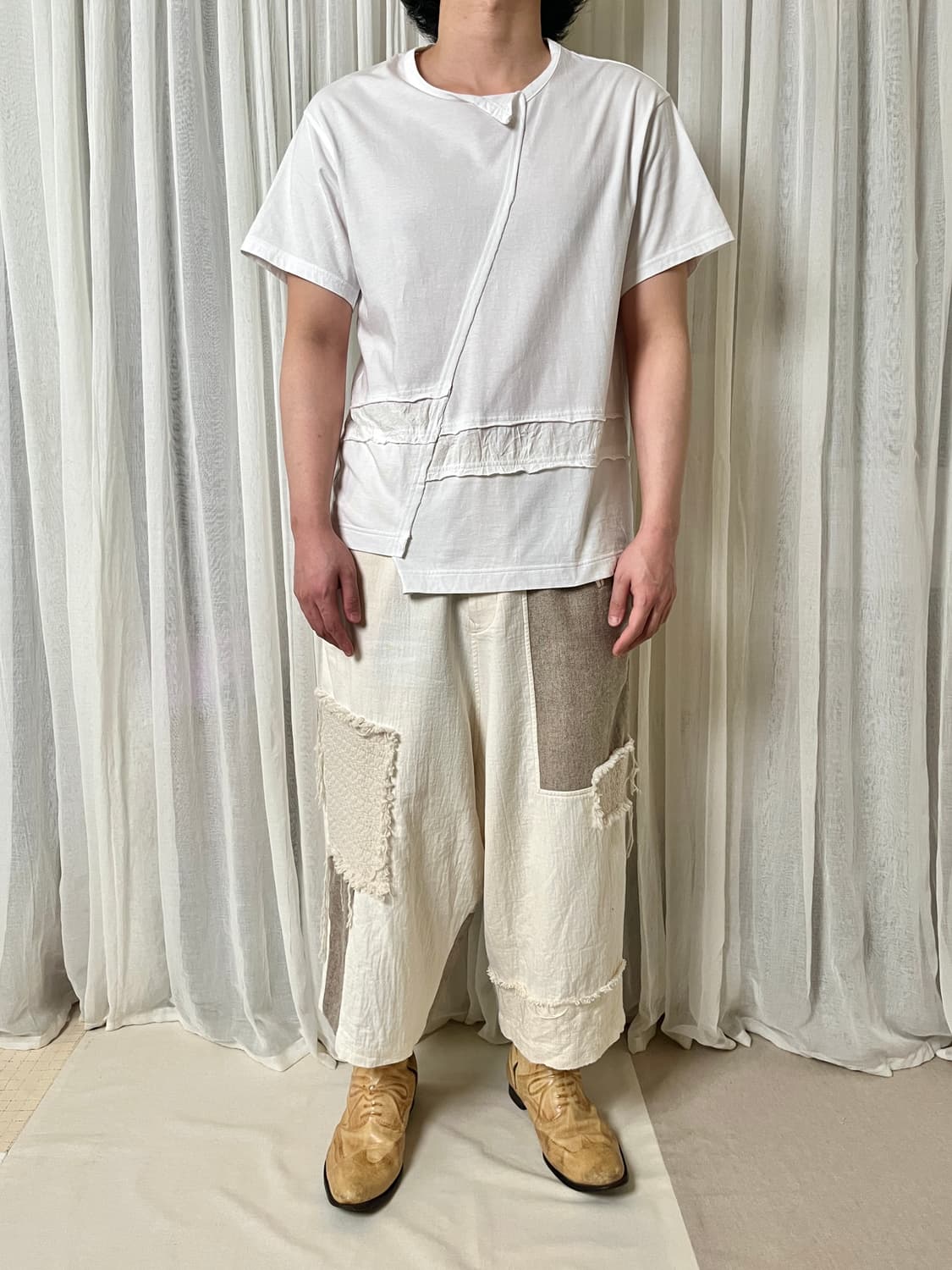 요지야마모토 ground y 비대칭 티셔츠 yohji yamamoto 상품이미지6