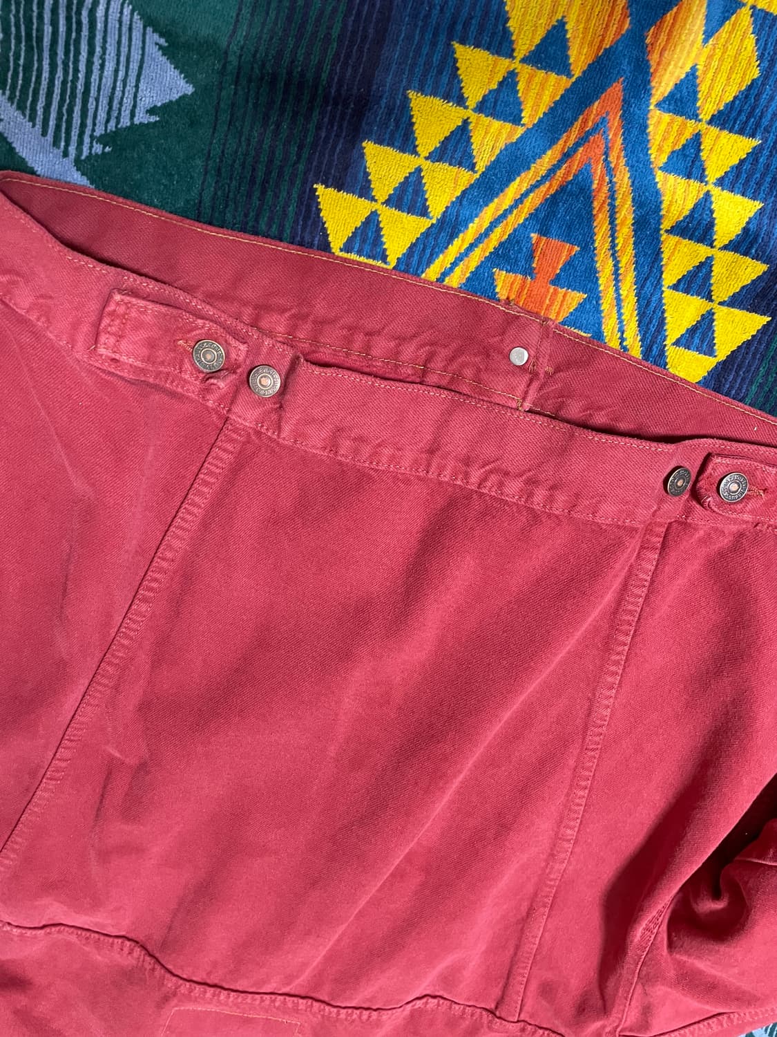 Levi's Type 3 jacket orange denim xl 상품이미지6