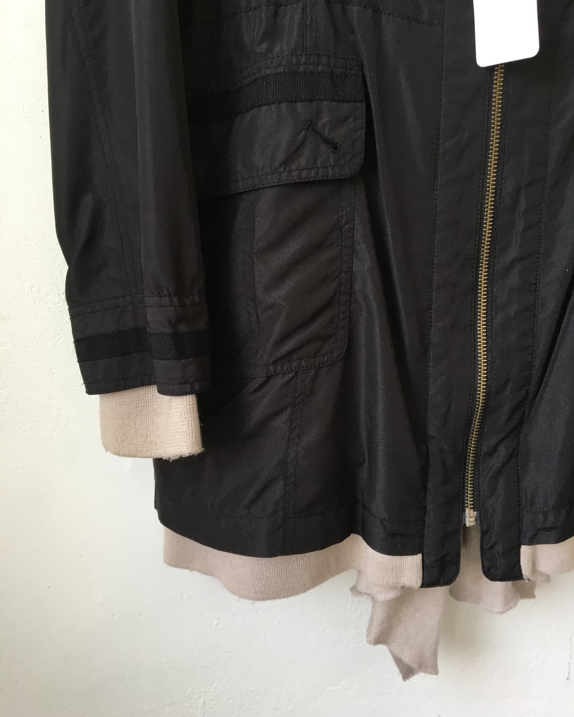 reversible Drape layered point jacket 상품이미지3