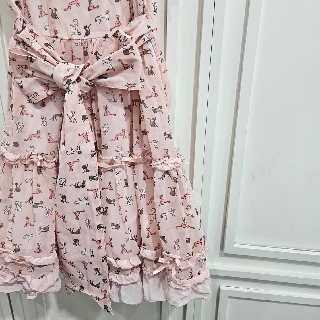 바디라인(BODYLINE)  레이스업 원피스 상품이미지6