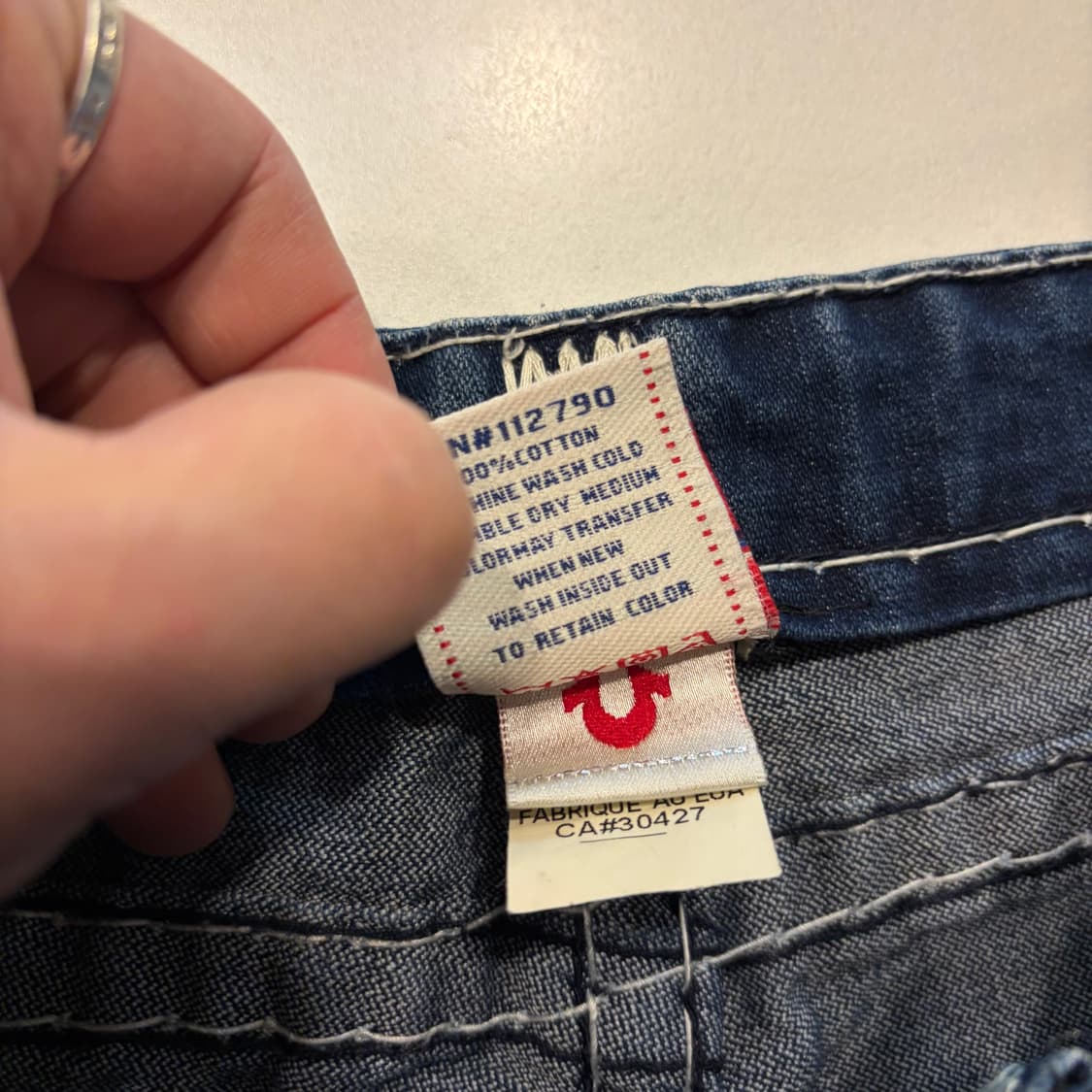 [28] 트루릴리젼 조이 슈퍼티 데님 팬츠 C582 상품이미지8