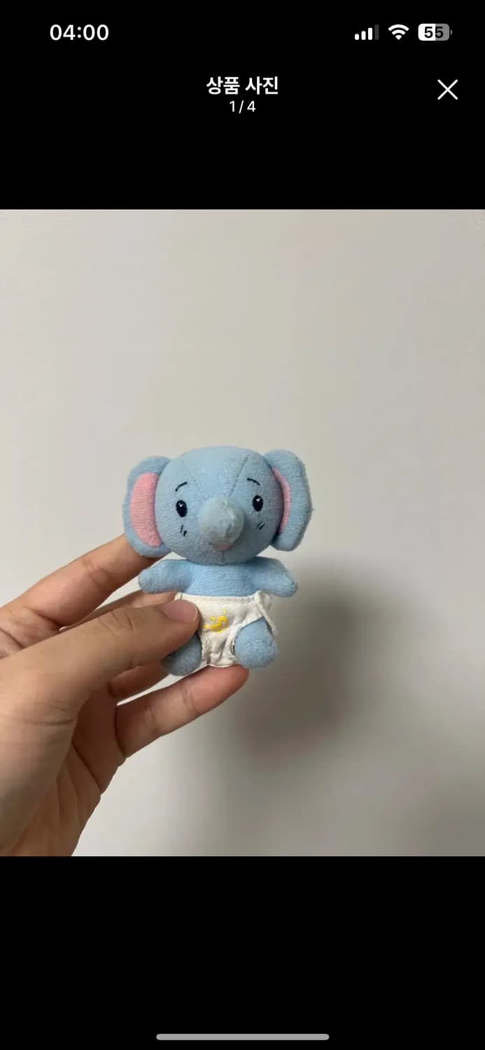 일본 아기 코끼리 인형 고전 빈티지 상품이미지1