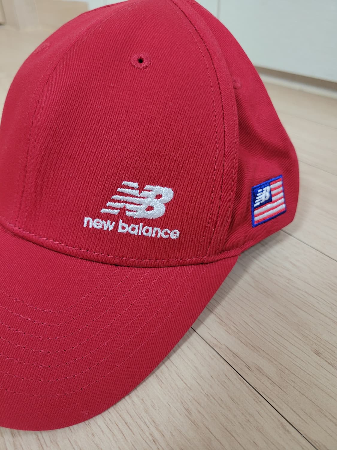 뉴발란스 New Balance  볼캡 FREE 사이즈 레드 상품이미지3