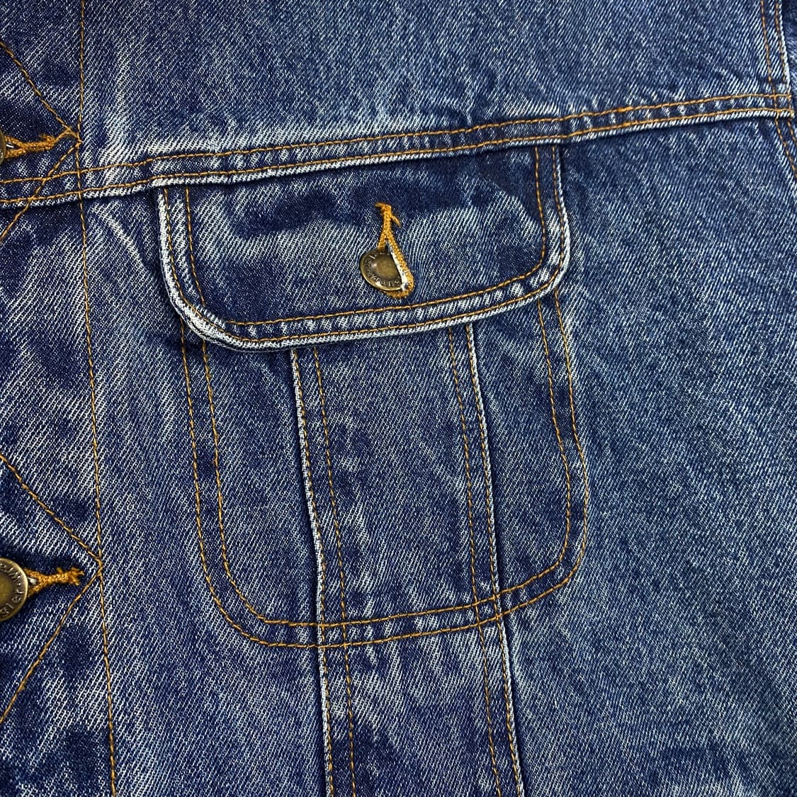 90s 랭글러 블랭킷 안감 데님 트러커 자켓 (105) 상품이미지4