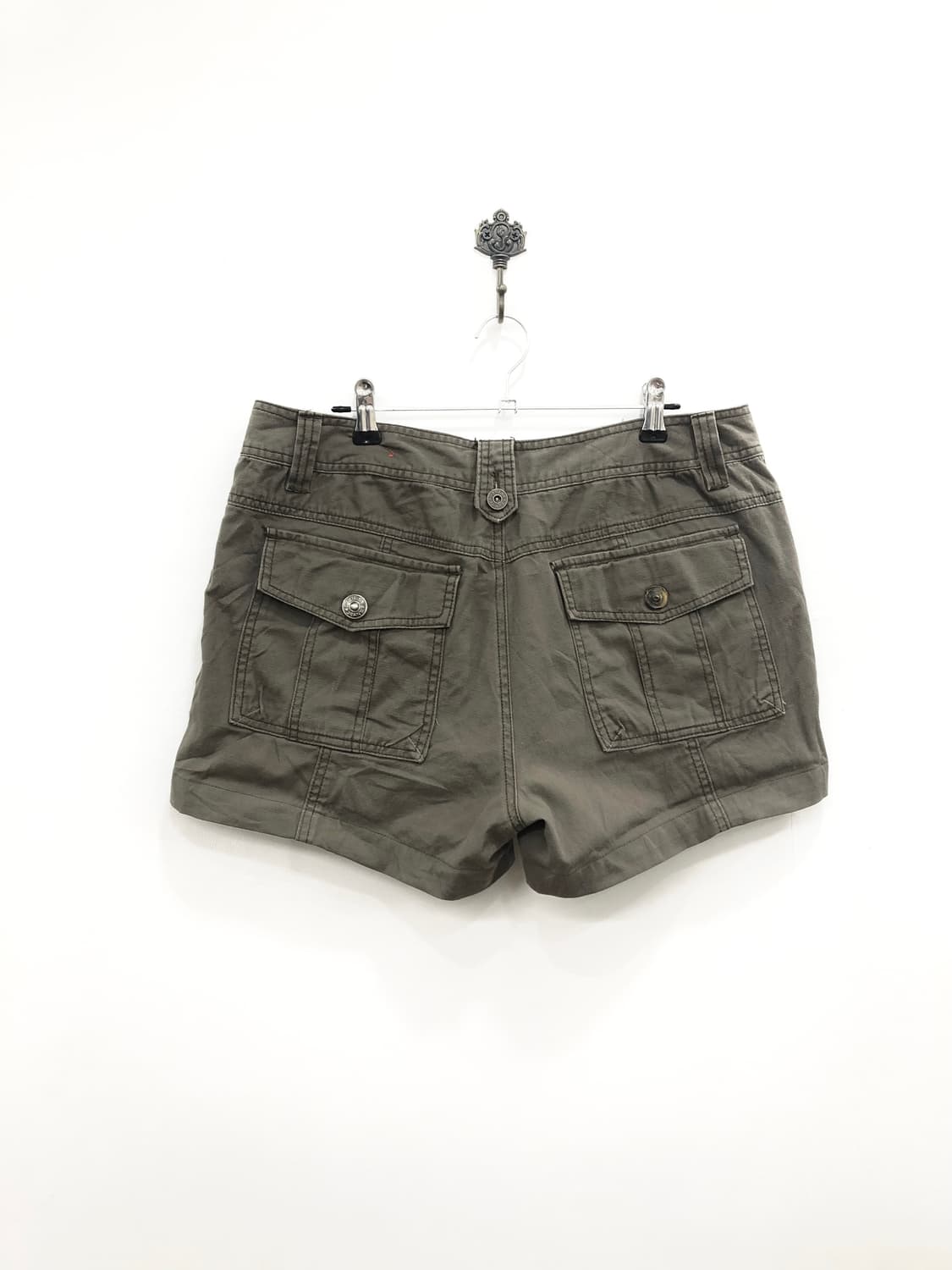 khaki beige pocket detail shorts 상품이미지2