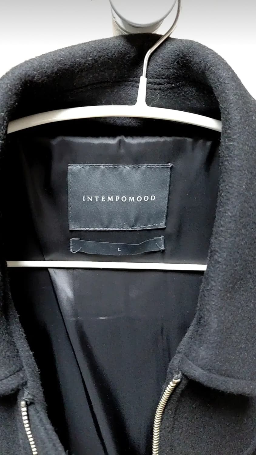 인템포무드 오프닝 포켓 블루종 자켓 블랙 L 상품이미지4