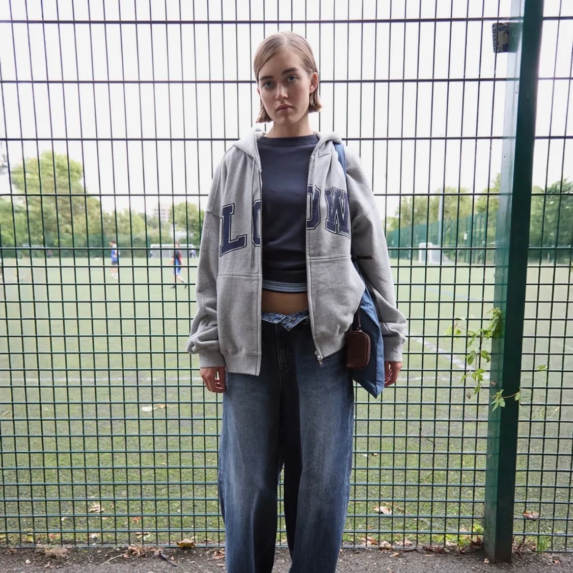 로우클래식 후드집업 멜란지그레이 xl 상품이미지1