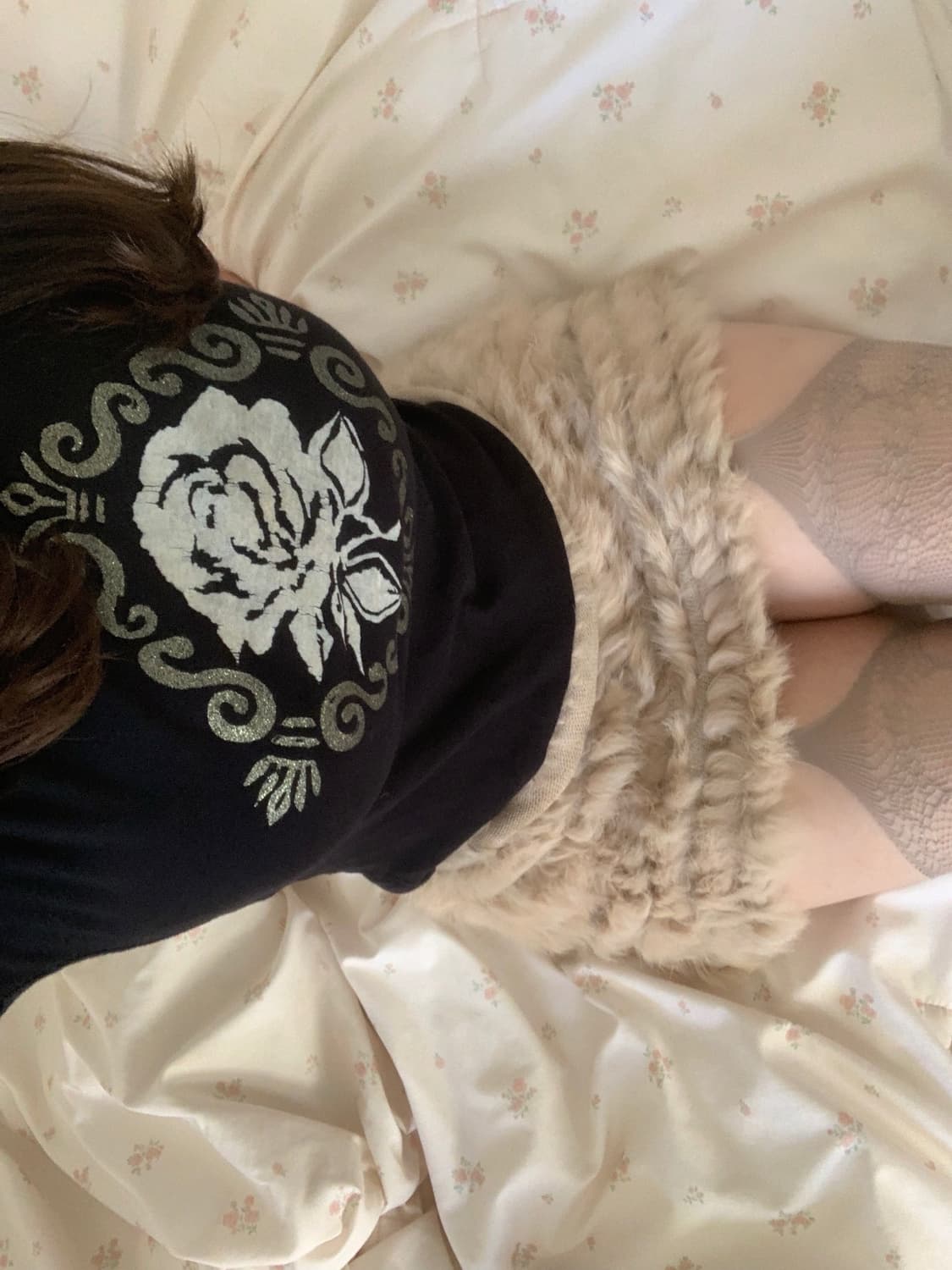 vintage t , fur skirt 상품이미지1