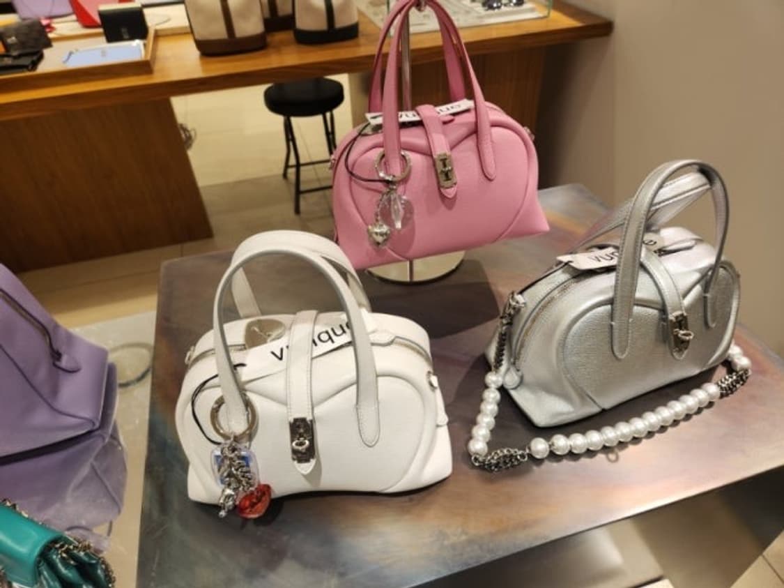 분크 토크 러브 토트 S 발렌타인데이 한정 핫핑크 상품이미지3