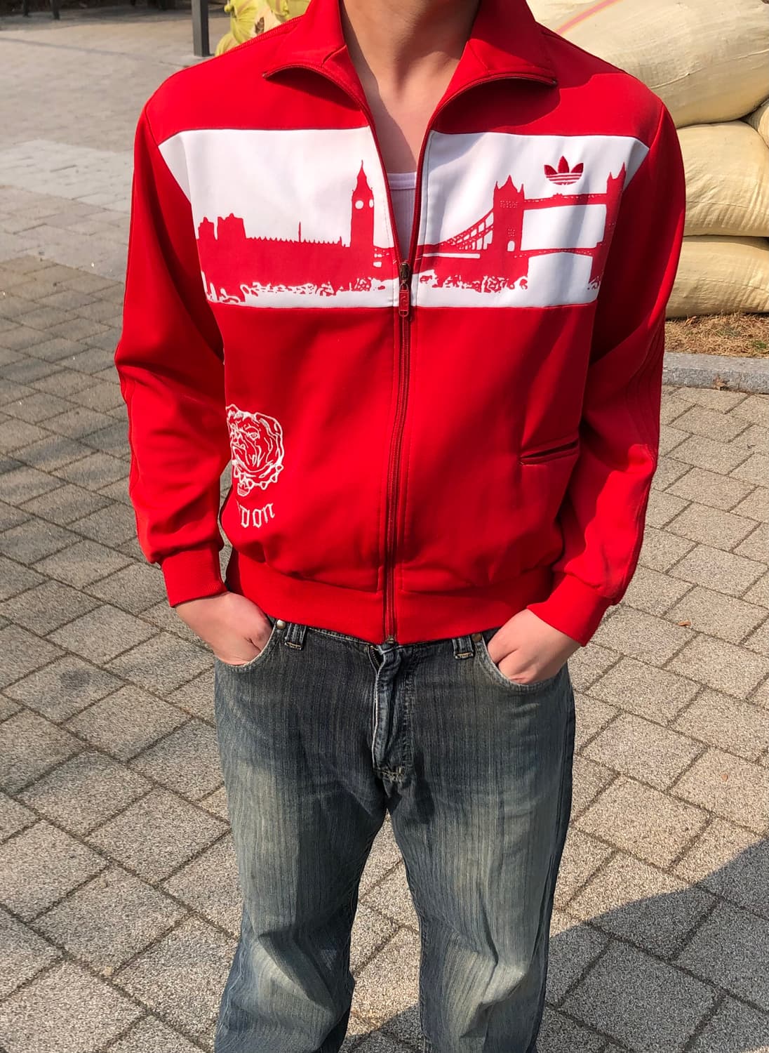 Adidas 'London City' Vintage Track Top 상품이미지3