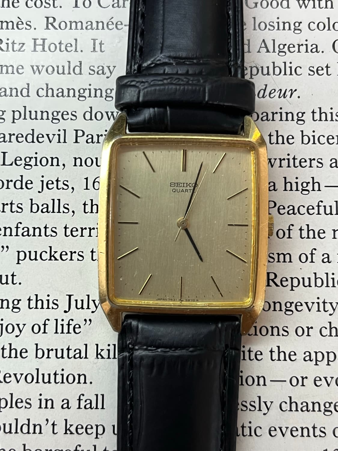 세이코 쿼츠 7431-5210 빈티지 드레스 워치 상품이미지1