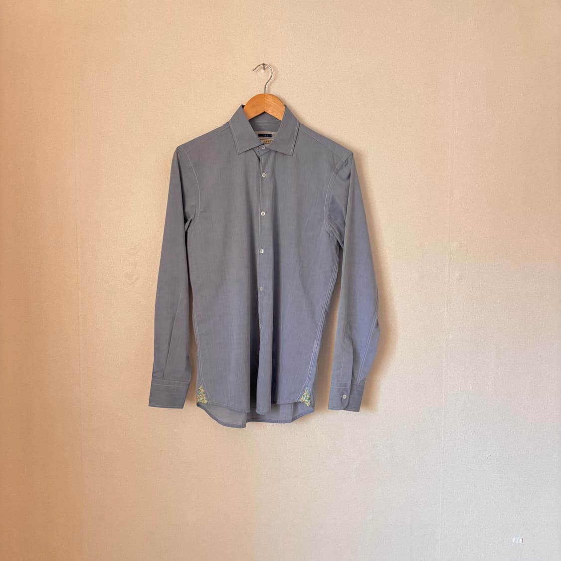 이태리 시리오 셔츠 95 슬림핏 일꼬르소 수입 정품  상품이미지1