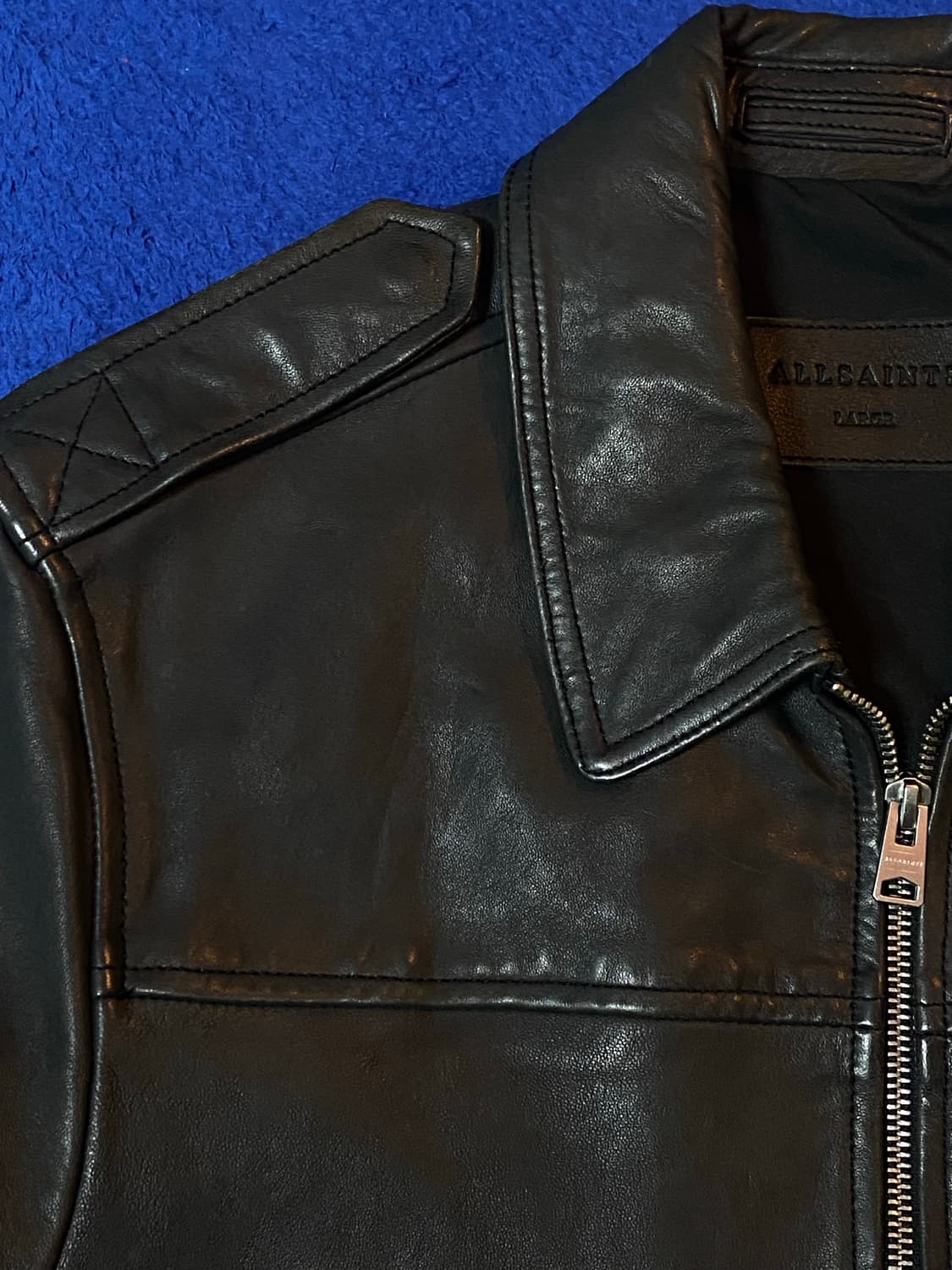 AllSaints 올세인츠 블랙 양가죽 자켓  상품이미지5