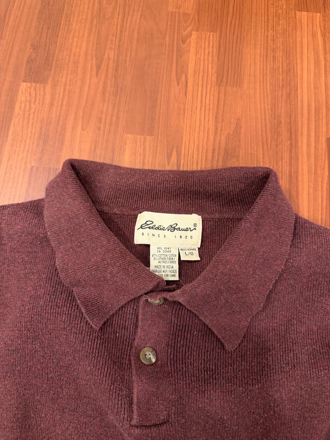 00s Eddie Bauer 에디바우어 빈티지 카라 니트 상품이미지8