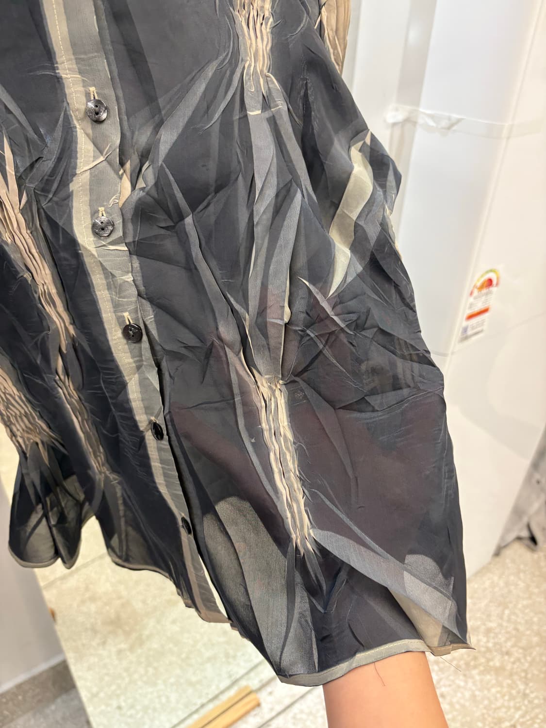 Specchio pleats shirt 상품이미지3