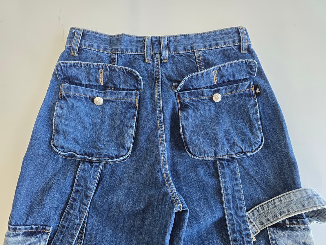 유쓰배쓰 YOUTHBATH 데님팬츠 블루 M 상품이미지4