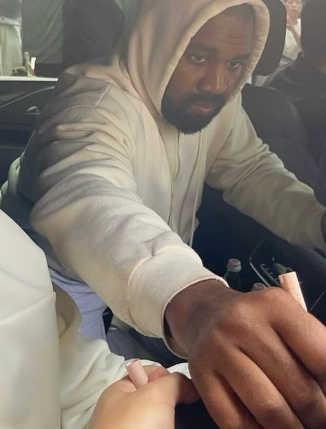 빈티지 화이트 후드집업 yzy yeezy 상품이미지6