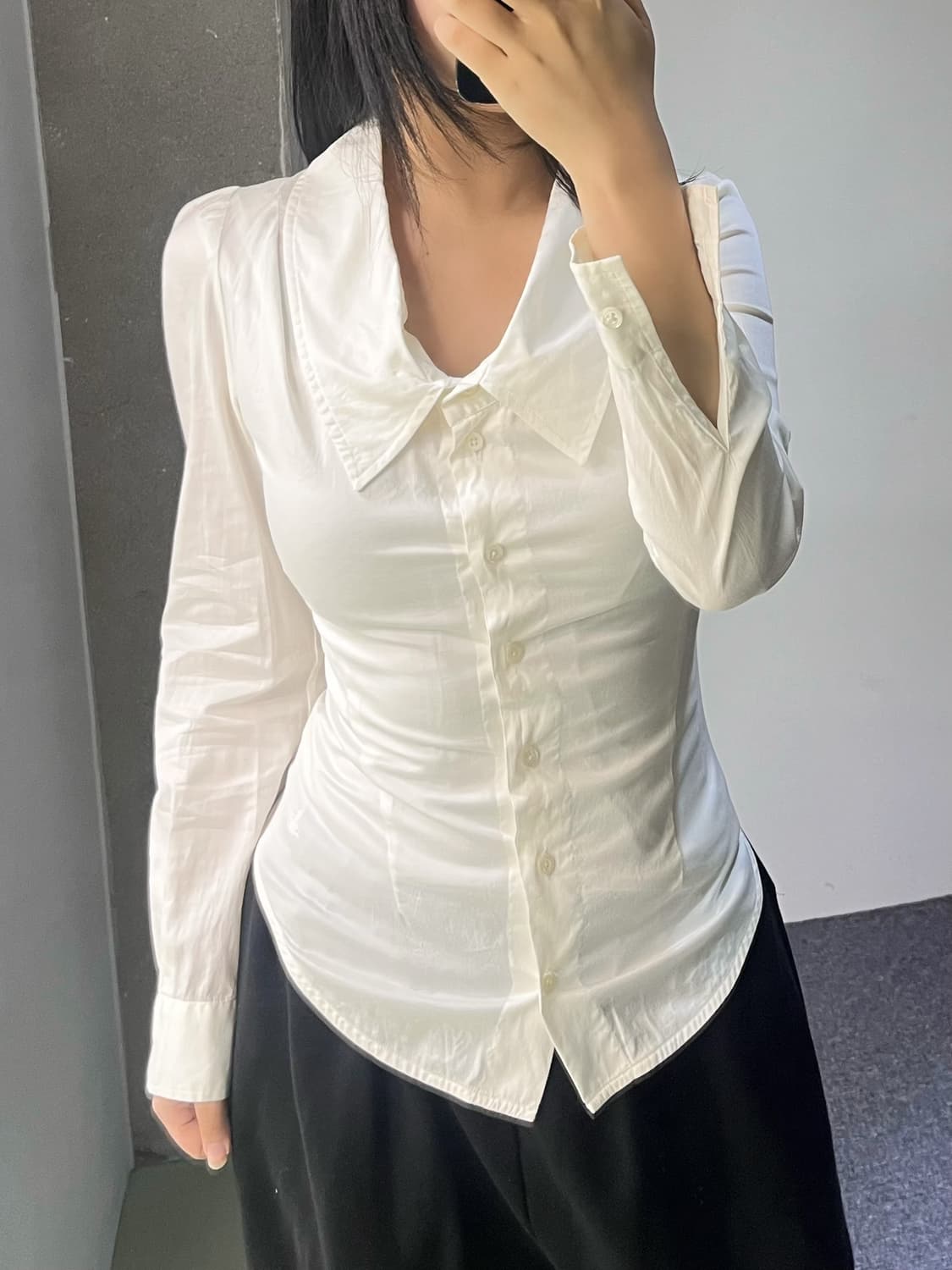 비비안웨스트우드 09f/w 빅 카라 블라우스 상품이미지2