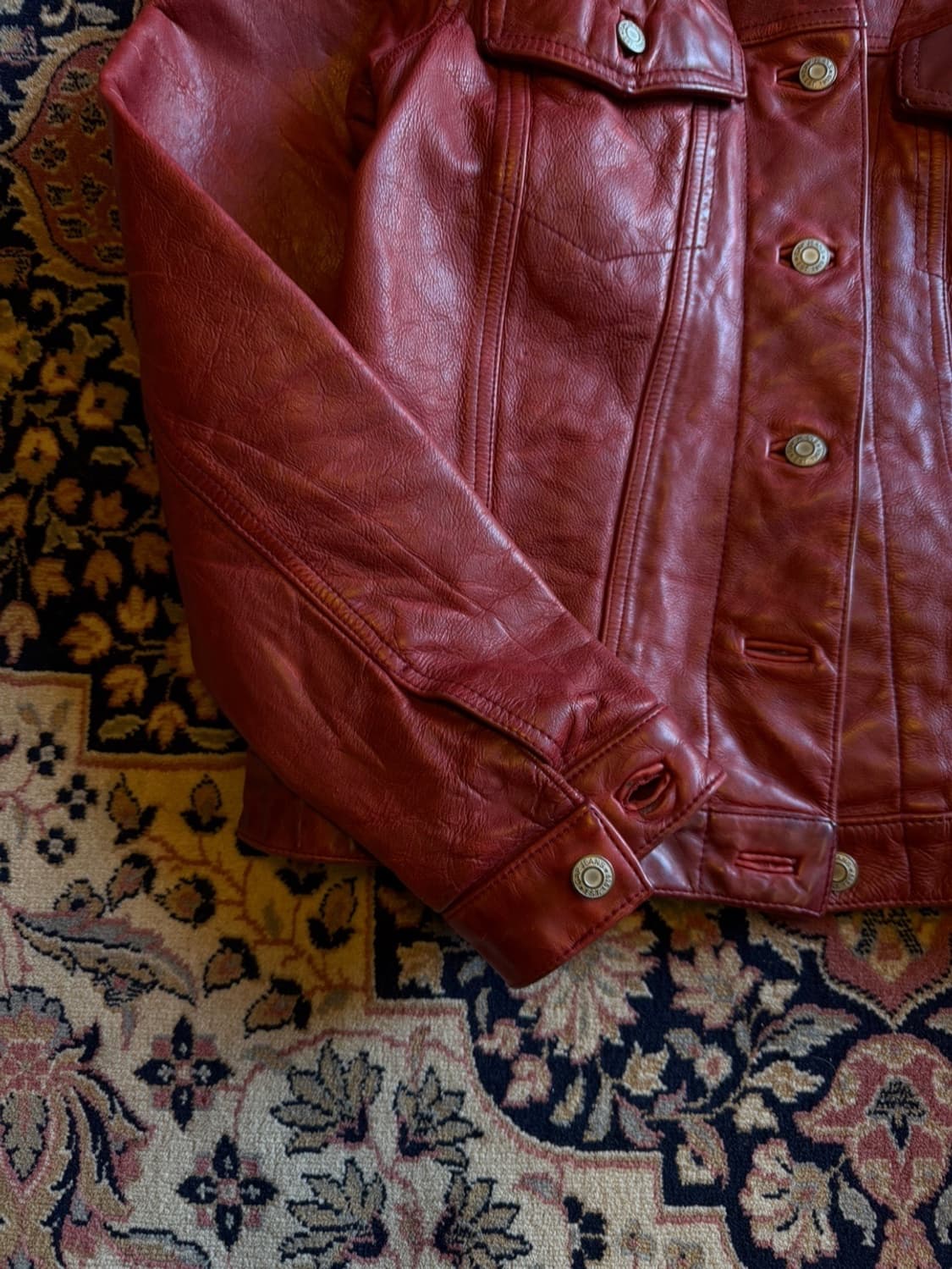 GAP 갭 레더 자켓 55~66 상품이미지4