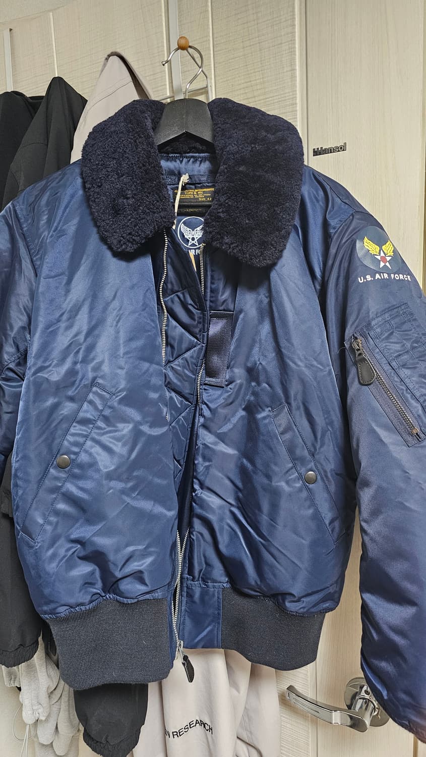 (새상품급) 브론슨 B-15C 플라이트 자켓 (네이비/42사이즈) 상품이미지1