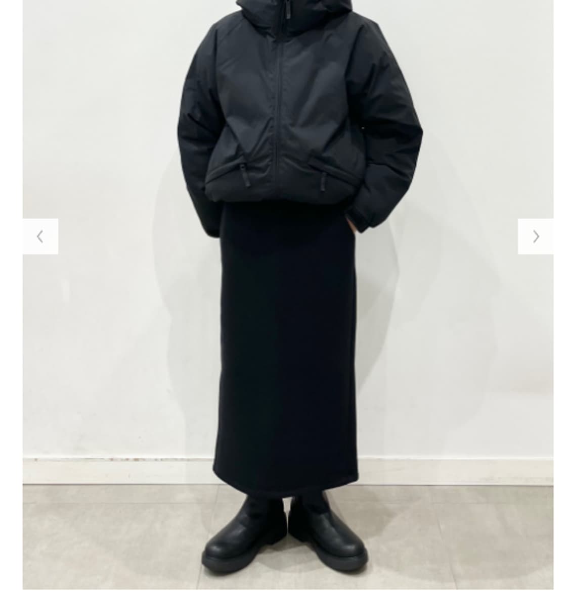 M 새제품) GU 지유 웜패디드 파카 패딩 점퍼 블랙 체감 L 100 상품이미지3