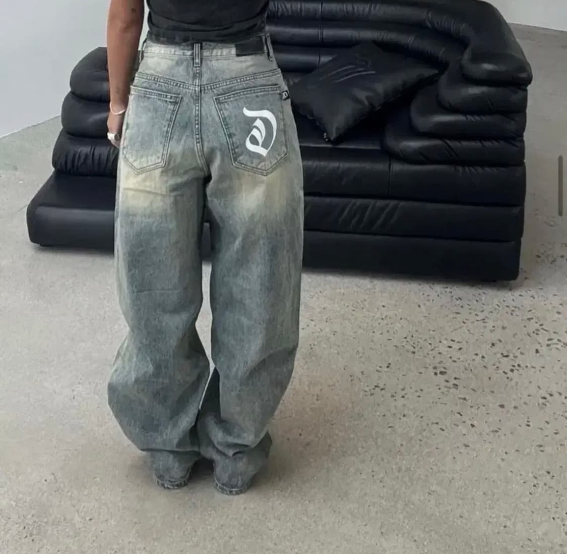 오도어 데님 팬츠 2 사이즈 상품이미지1