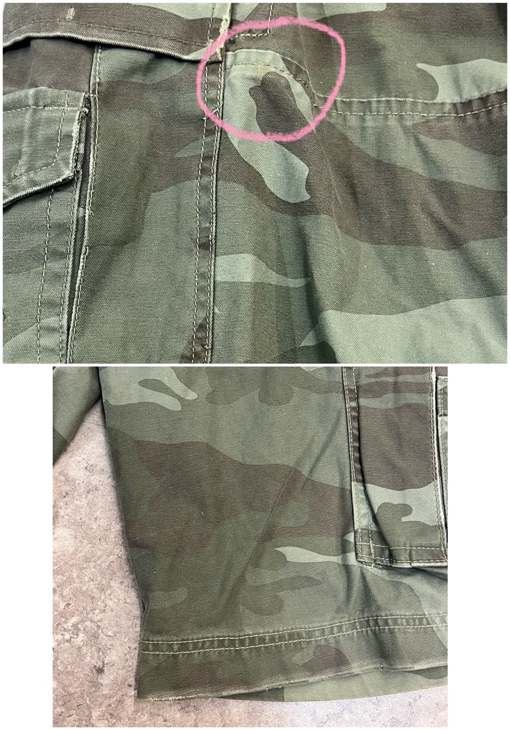 빈티지 Hco 1922 카모 카고 하프 팬츠 #csz3383 상품이미지6