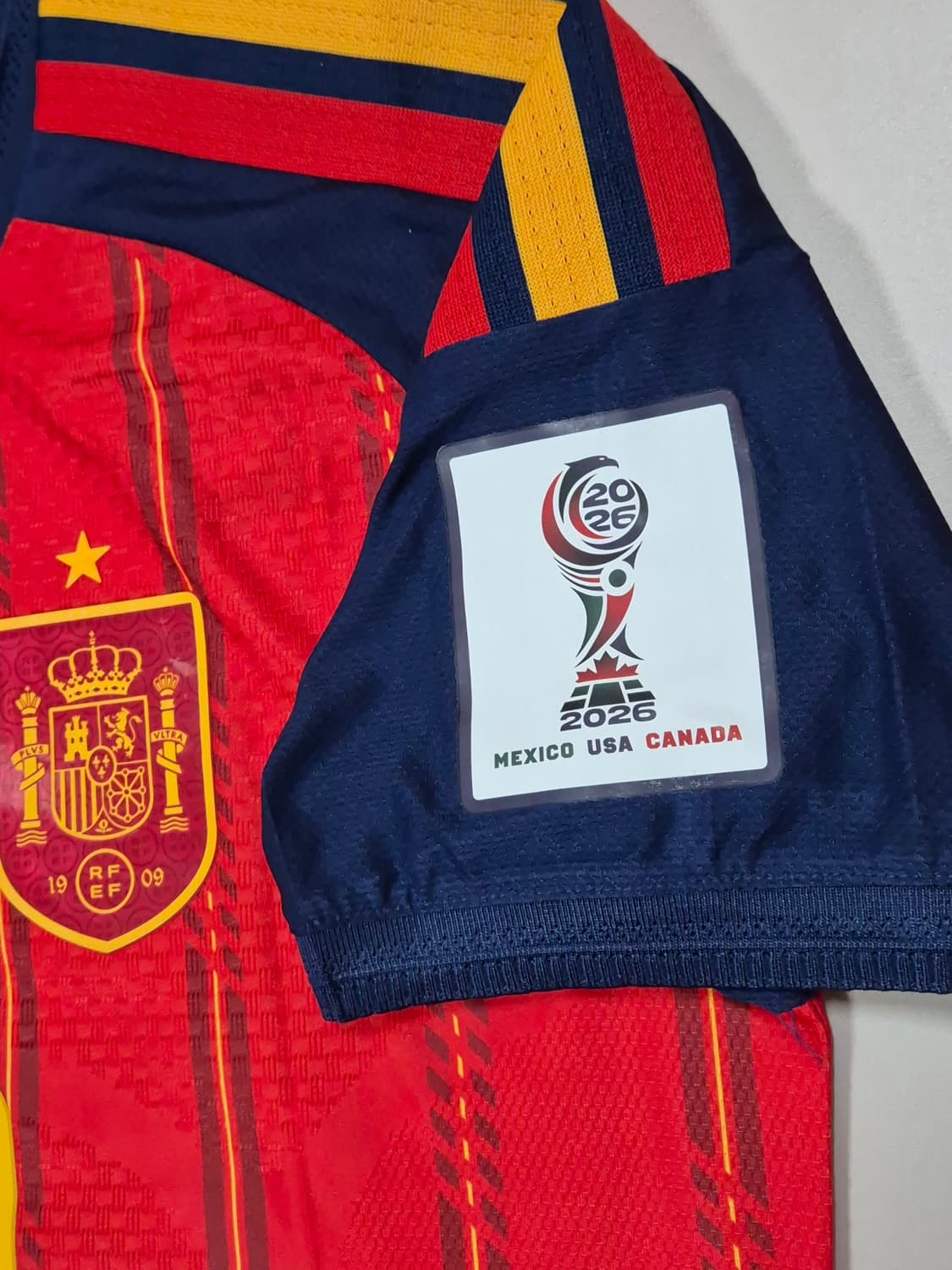 26-28 스페인 국가대표 월드컵 홈킷 페드리 유니폼 L 상품이미지7