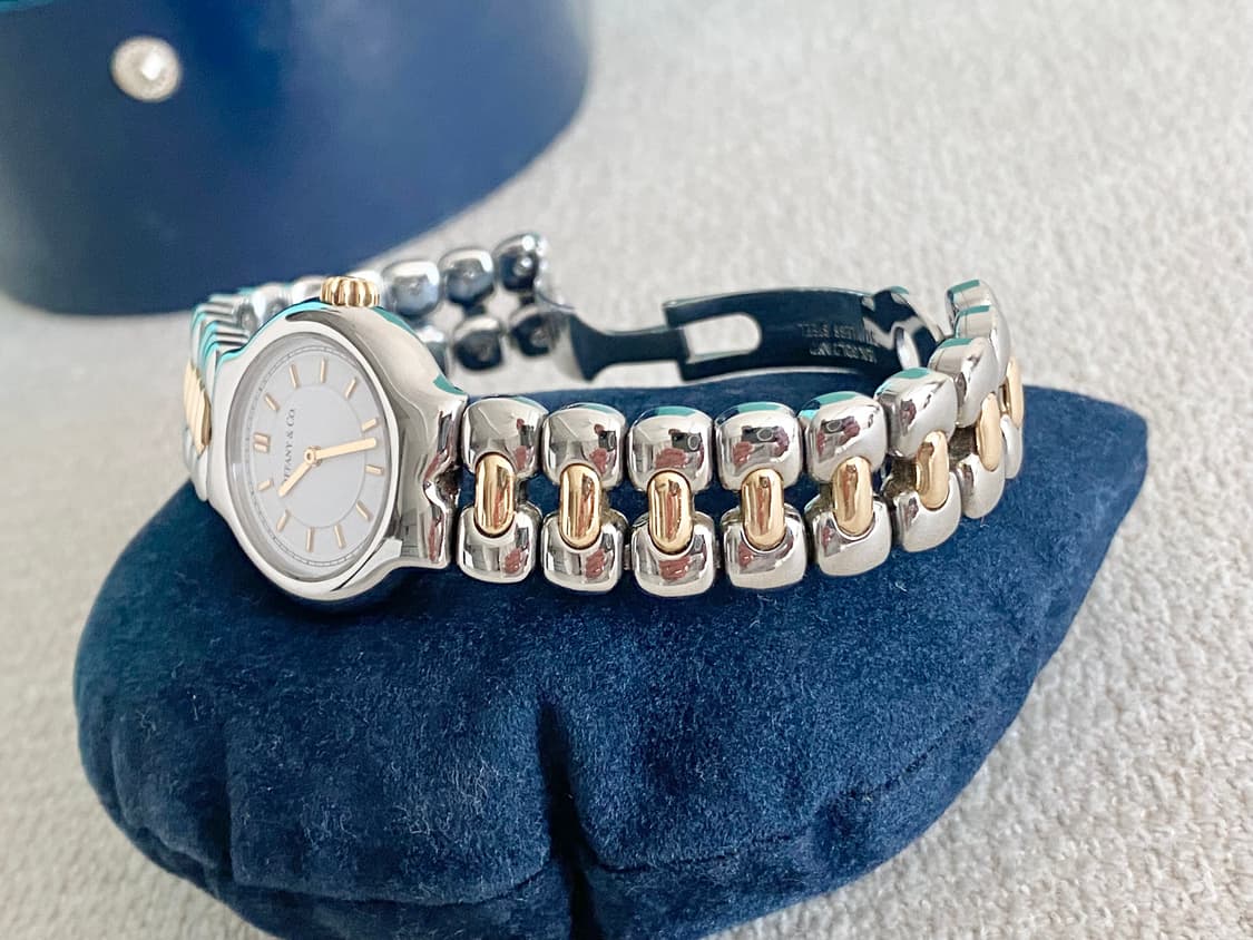 티파니 티솔로 24mm 여성용 스몰 18k 콤비 쿼츠 상품이미지7