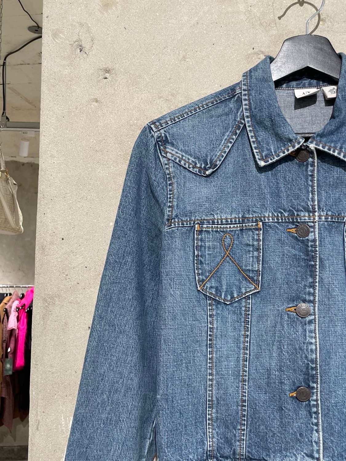 아르마니 익스체인지 중청 데님 씬 자켓 상품이미지2