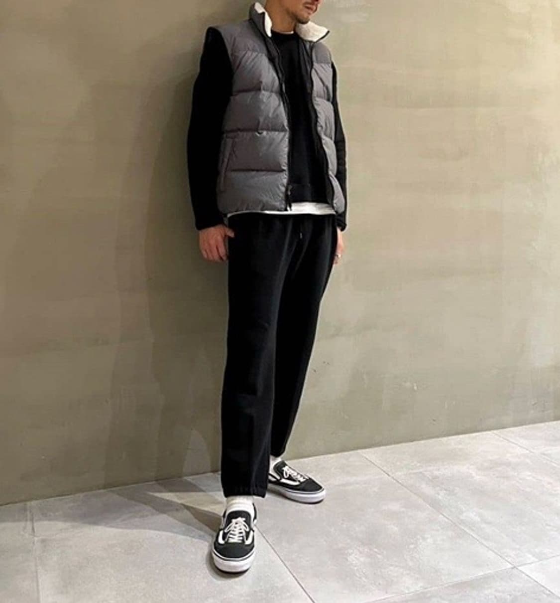 (정품/새상품) 제임스펄스 요세미티 남성 그레이 구스다운 패딩 베스트 상품이미지4