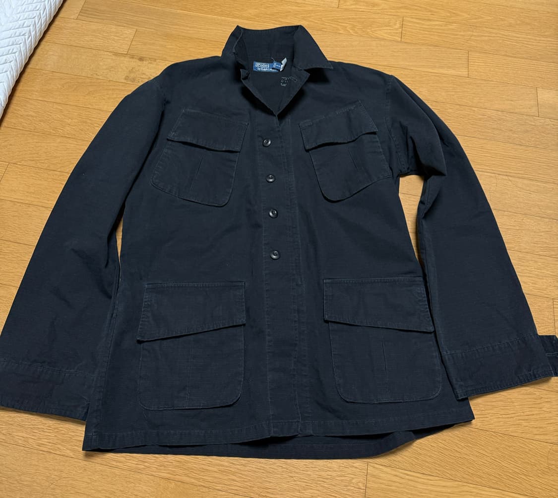 랄프로렌 립스탑 오버셔츠 파티그자켓 L 상품이미지3