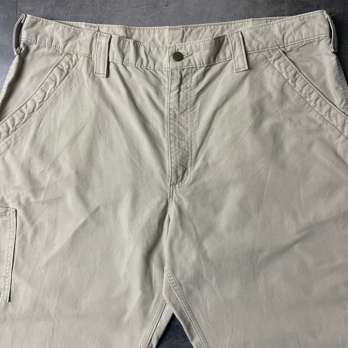 CARHARTT 칼하트 아이보리 싱글니 워크 팬츠 A00819 상품이미지2