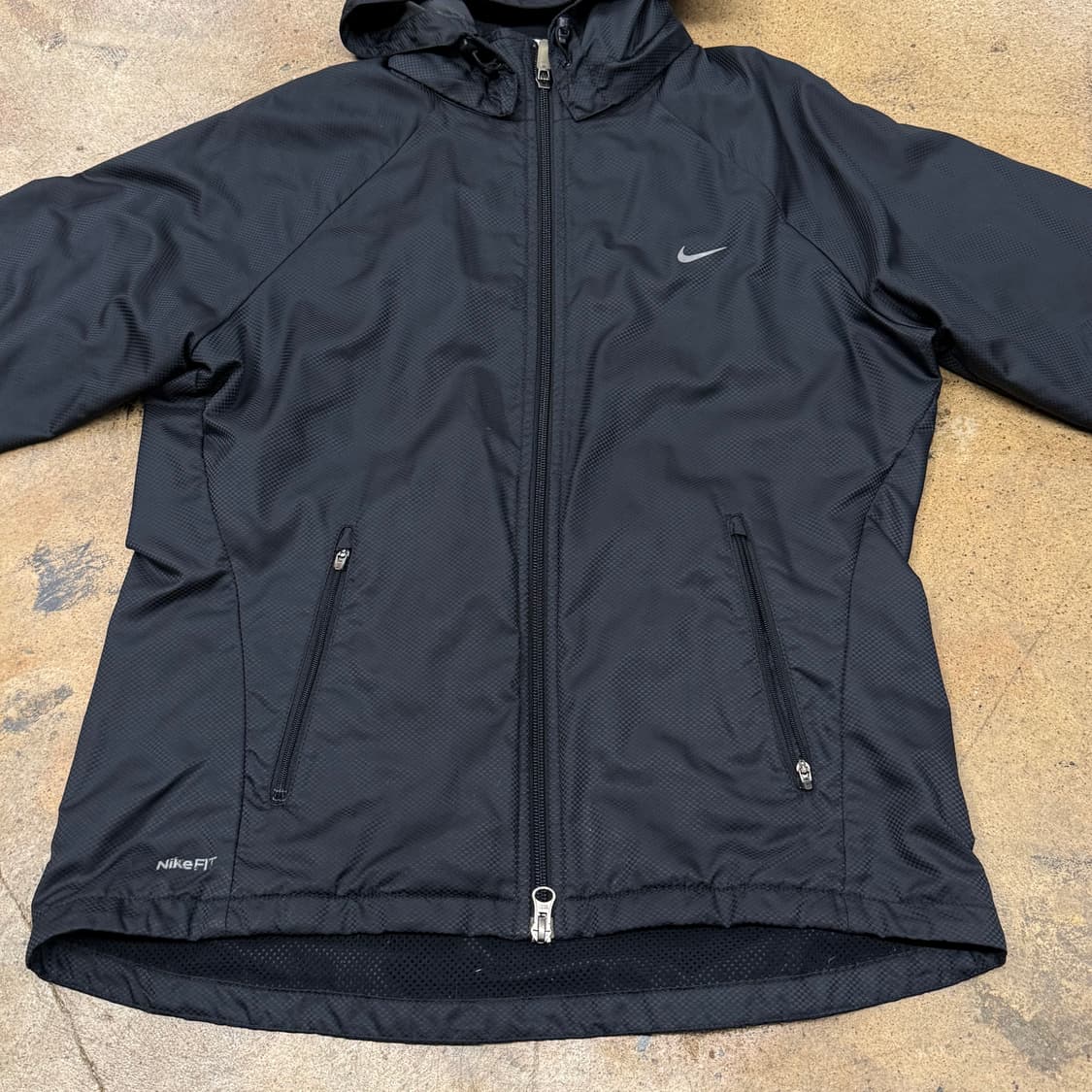 [정품/L] 나이키 블랙 후드 바람막이 자켓 b18 상품이미지3
