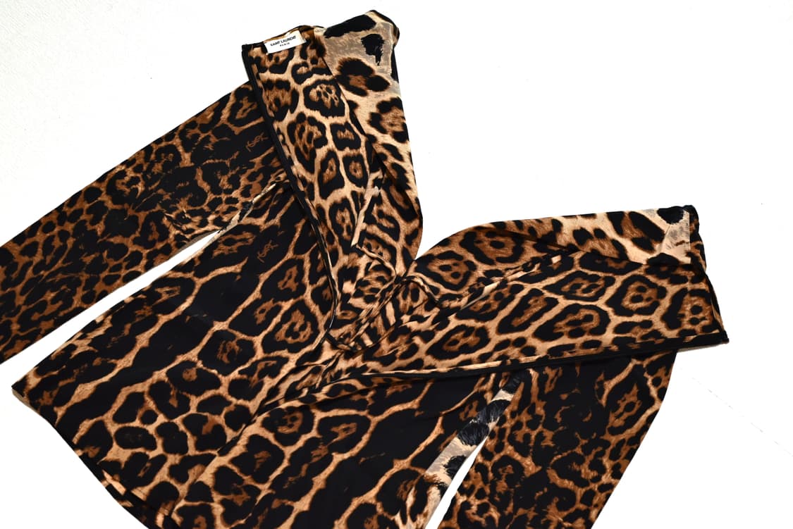 Saint Laurent 17SS leopard silk top 상품이미지6