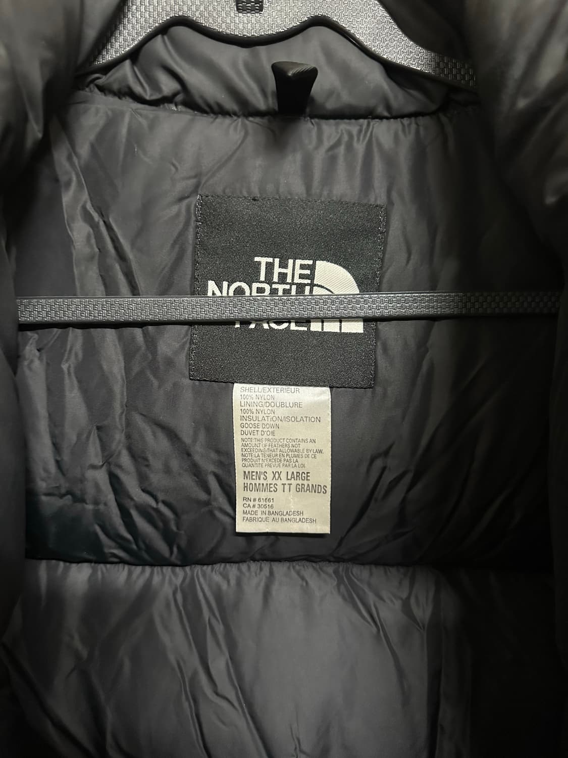 노스페이스 눕시 패딩 블랙 XXL 상품이미지4