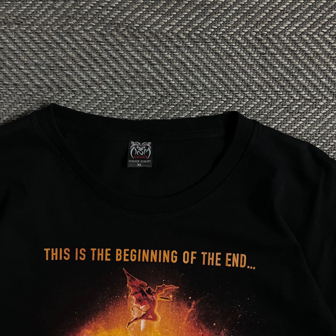 빈티지 USA 블랙 사바스 밴드 반팔 티셔츠o 4478 상품이미지4